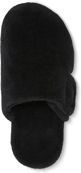 10000148001 VIONIC WOMEN'S INDULGE GEMMA MULE SLIPPERS BLACK SIZE 9 - Like New