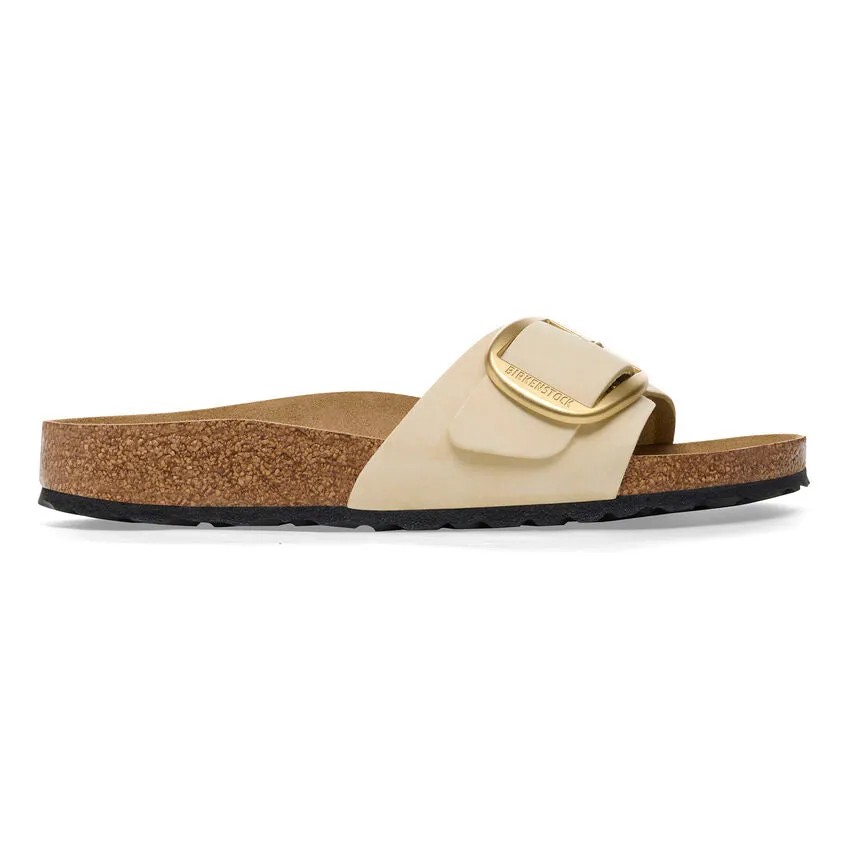 1026604 Madrid Big Buckle Nubuck Leather Ecru