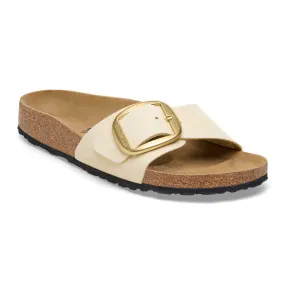 1026604 Madrid Big Buckle Nubuck Leather Ecru