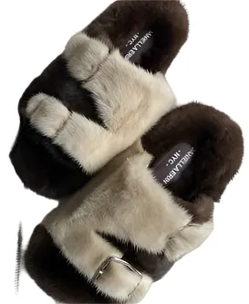 2-TONE FUR SLIDES