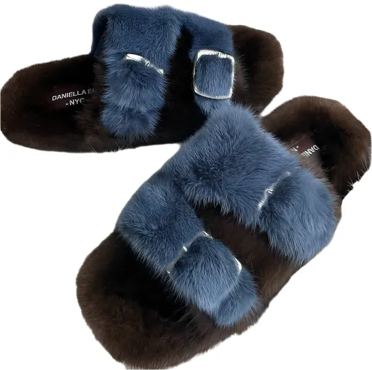 2-TONE FUR SLIDES