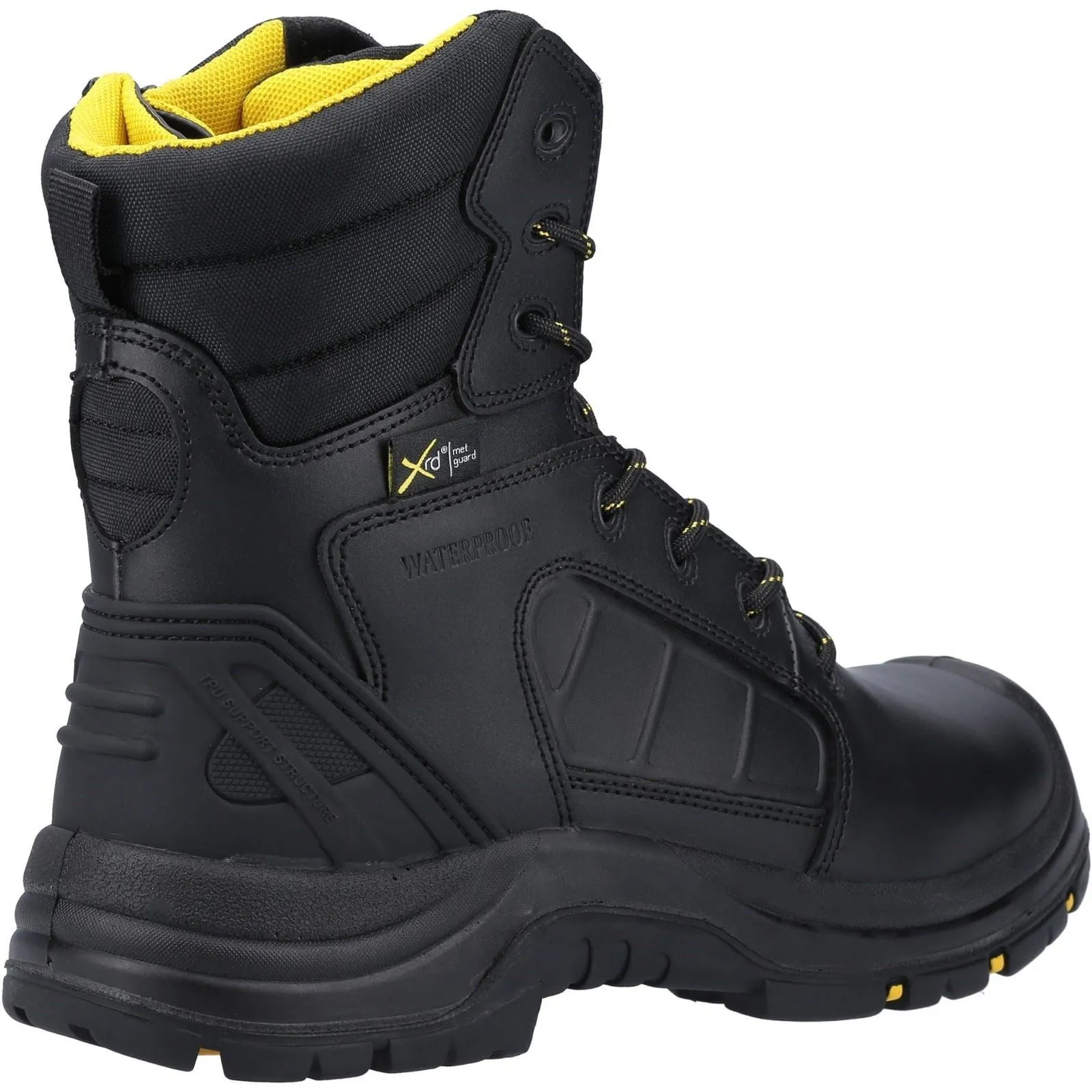 Amblers Men Boots - AS350C Berwyn Hi-Leg Metatarsal Safety Boot in Black, 4-14