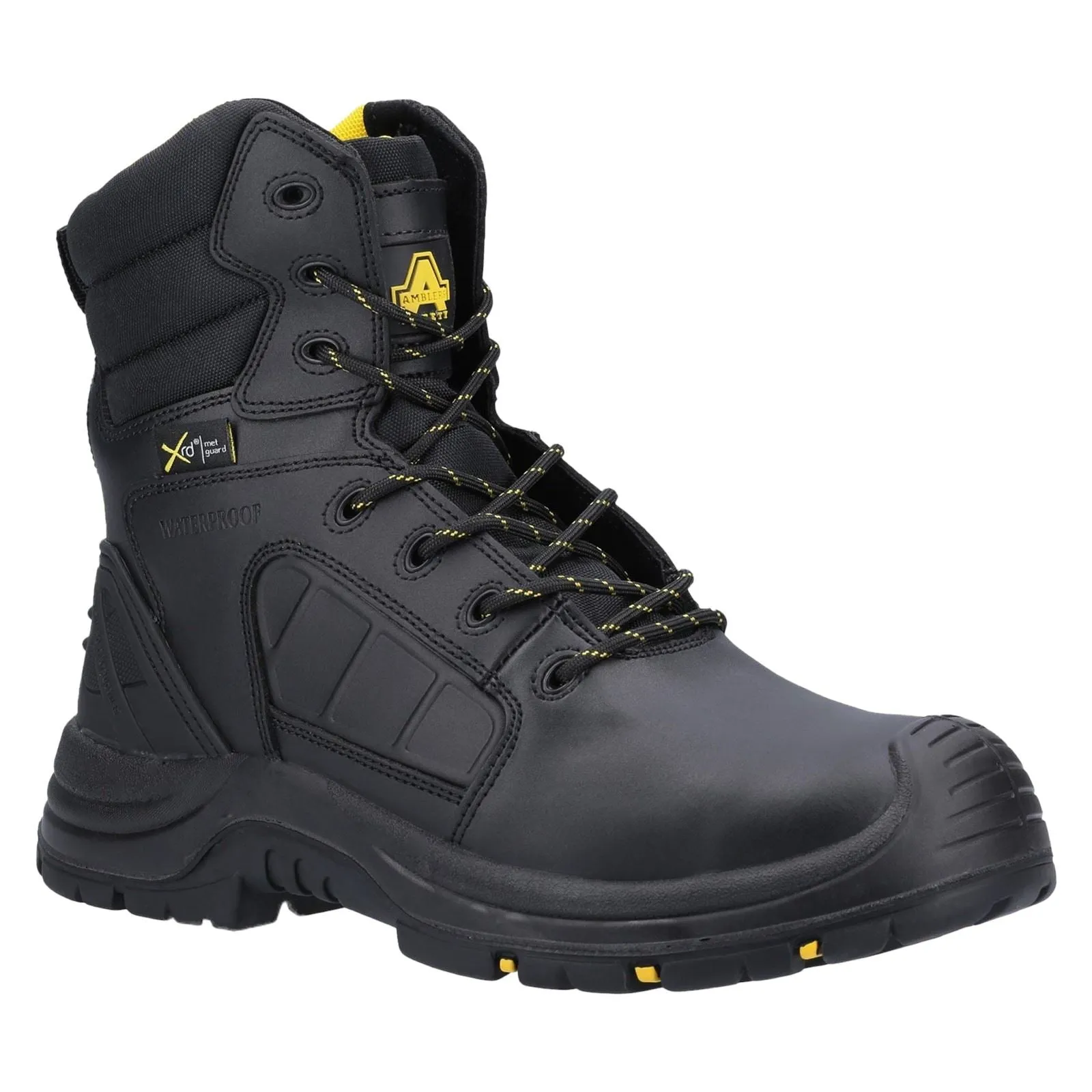 Amblers Men Boots - AS350C Berwyn Hi-Leg Metatarsal Safety Boot in Black, 4-14