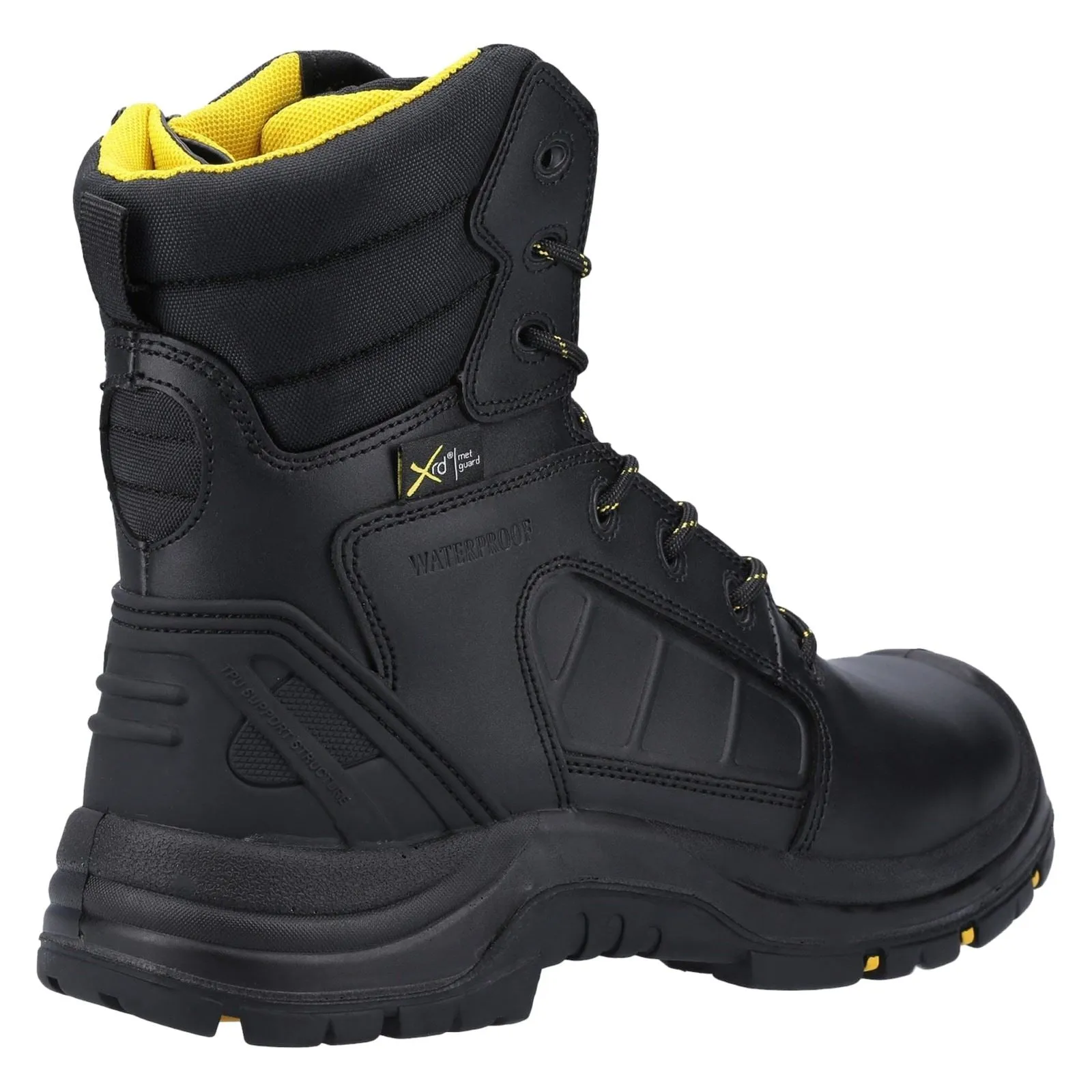Amblers Men Boots - AS350C Berwyn Hi-Leg Metatarsal Safety Boot in Black, 4-14
