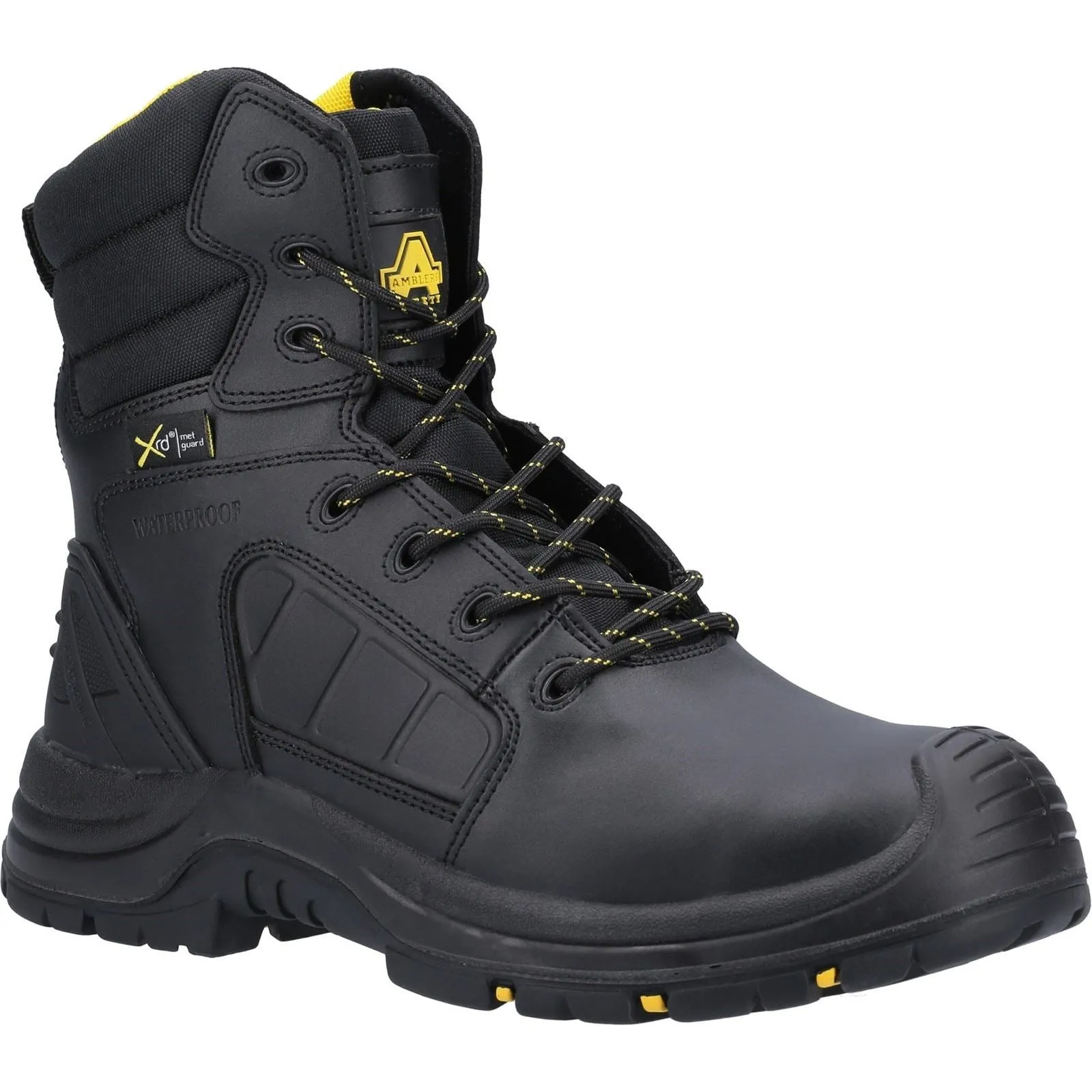 Amblers Men Boots - AS350C Berwyn Hi-Leg Metatarsal Safety Boot in Black, 4-14