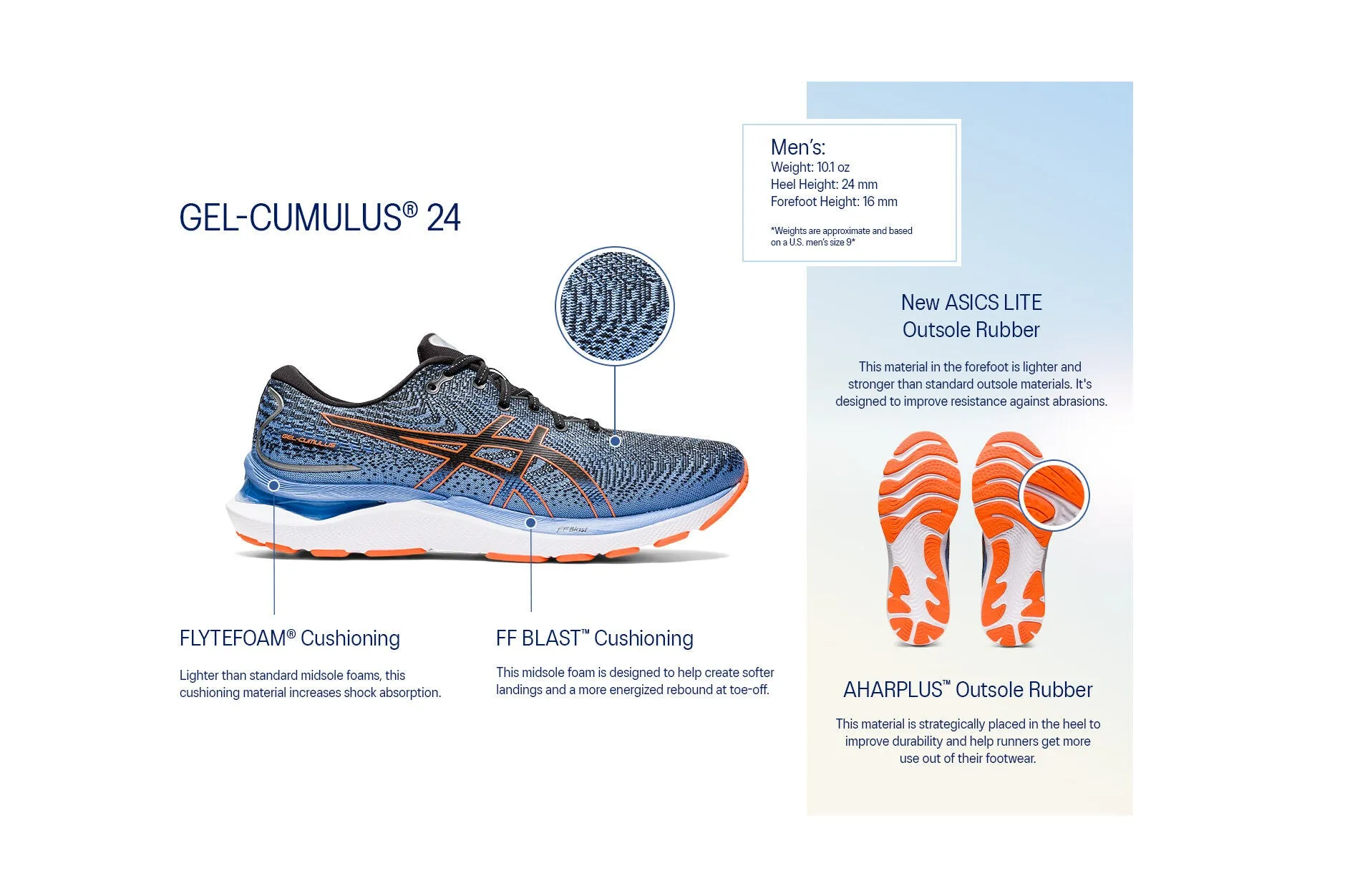 Asics Mens Gel Cumulus 24 (1011B366)