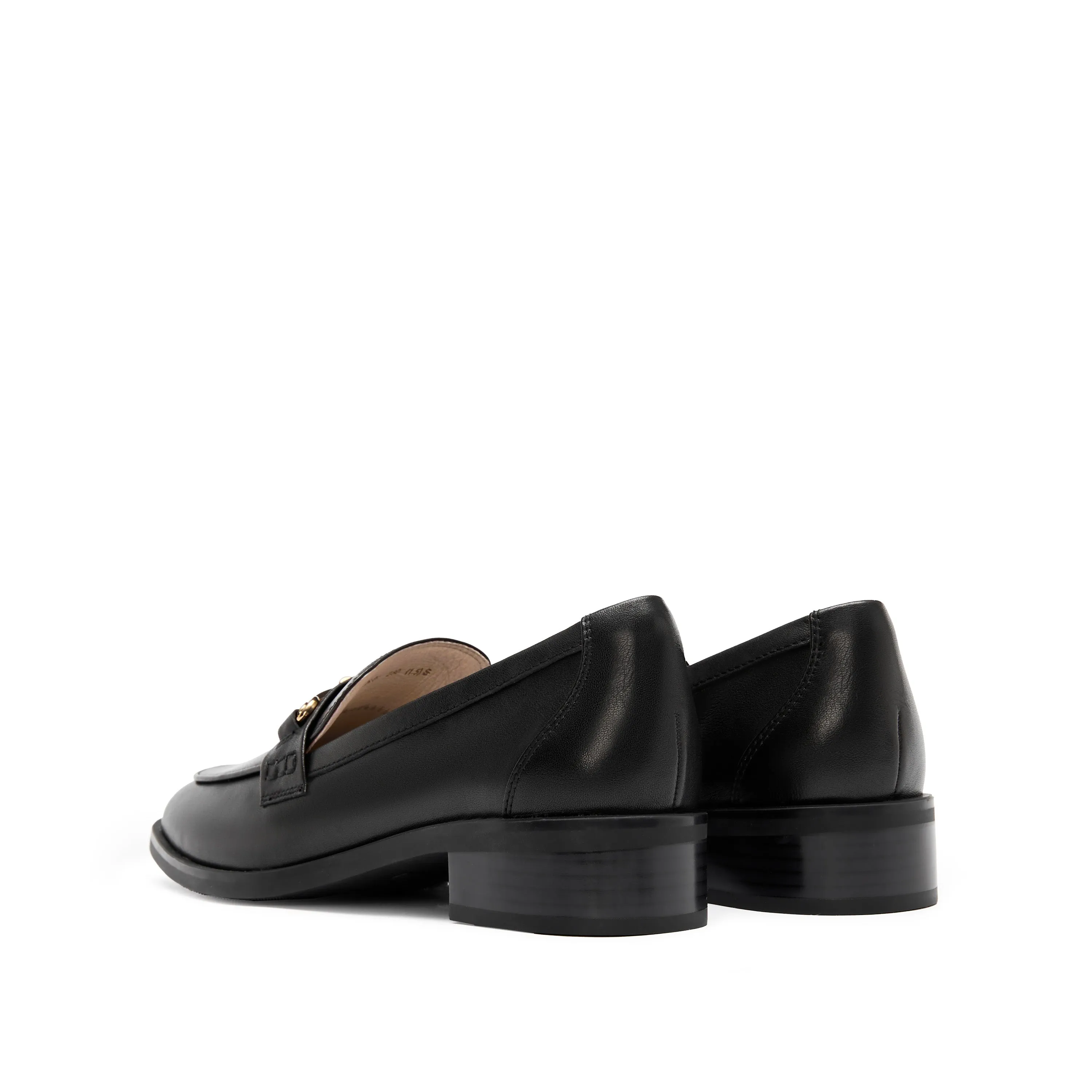 Black Classic Horsebit Loafers