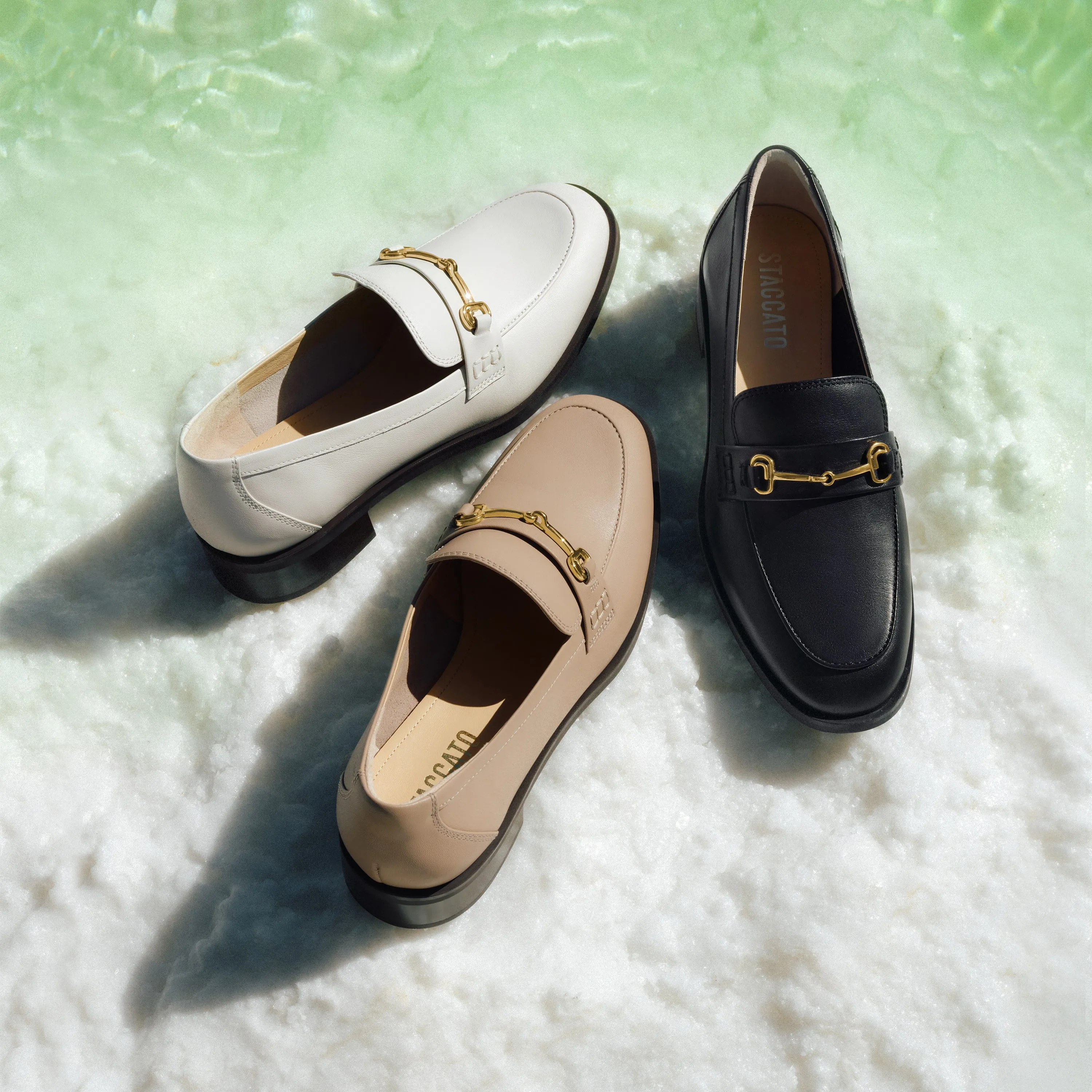 Black Classic Horsebit Loafers