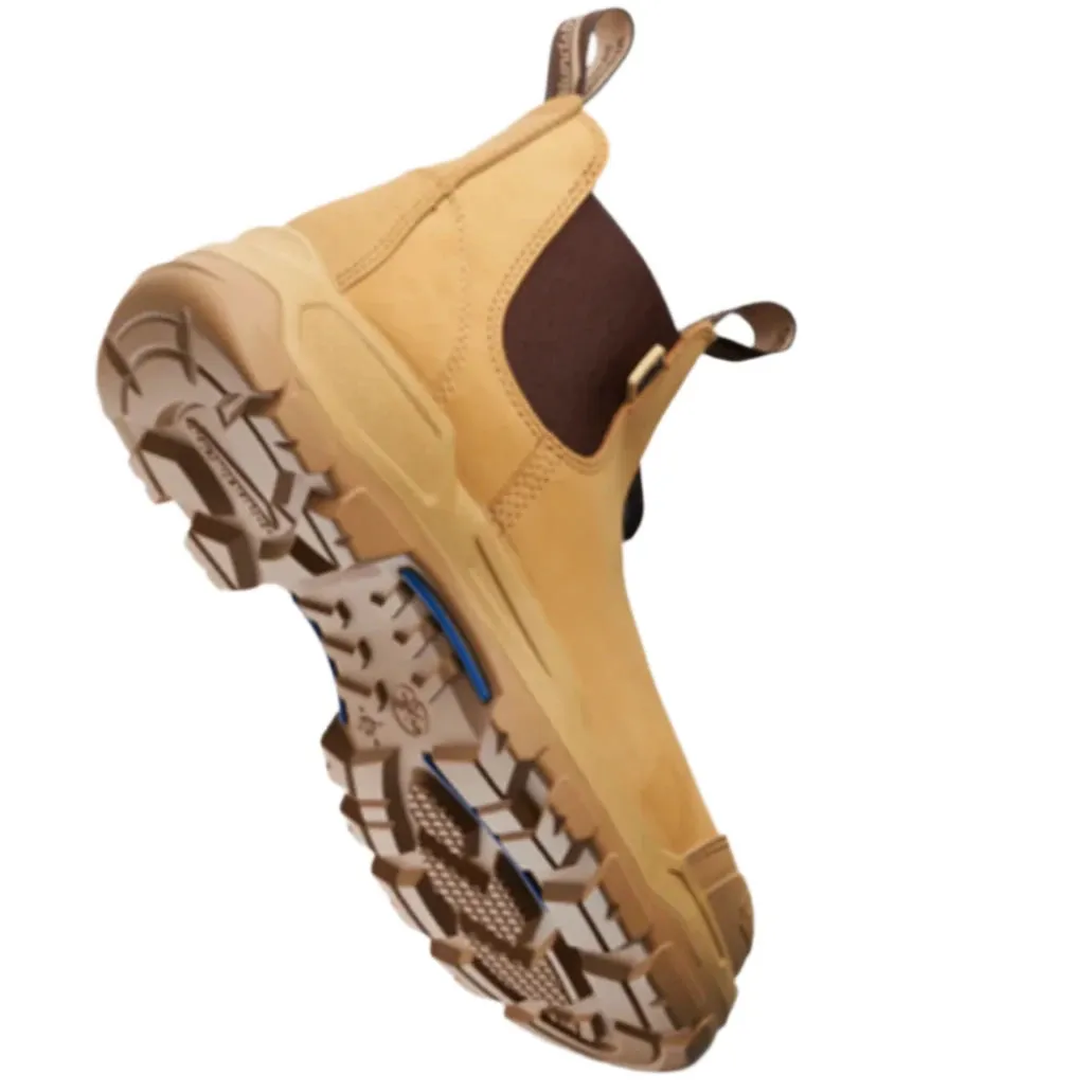 Blundstone Wheat Unisex Elastic Sided Steel Toe Safety Boot With Bump Cap (9000) (Pre Order)
