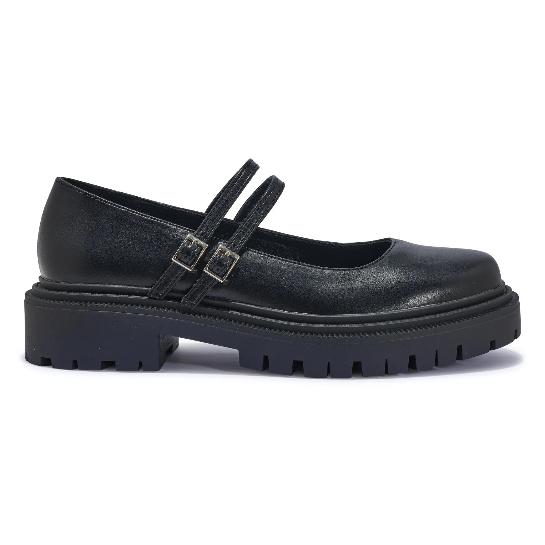 CABARNET10 CLASSIC ROUNDED TOE LOAFERS WITH STRAP DETAIL