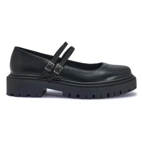 CABARNET10 CLASSIC ROUNDED TOE LOAFERS WITH STRAP DETAIL