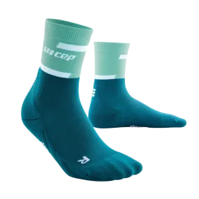 CEP | The Run Compression Socks 4.0 Mid-Cut | Women's | Ocean/Petrol