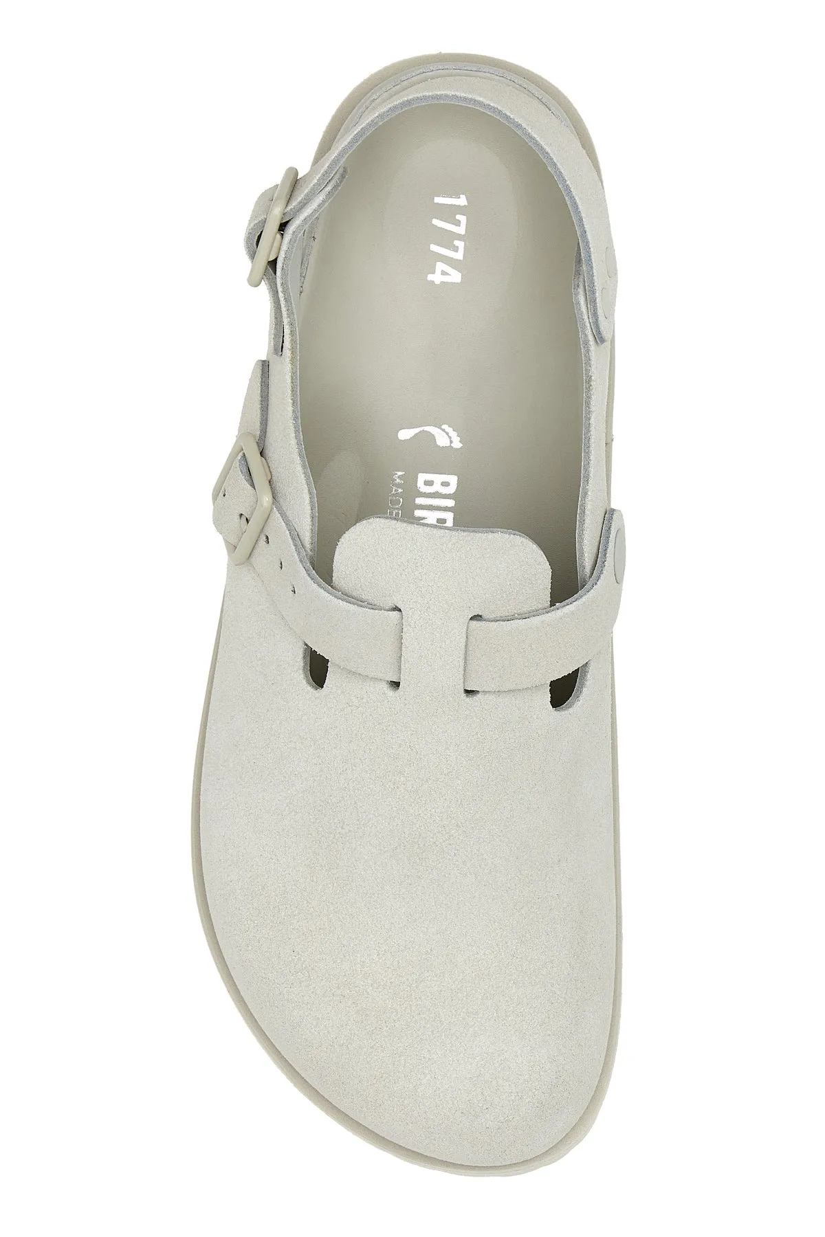 Chalk suede Tokyo slippers