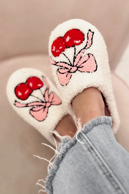Cherry Slippers