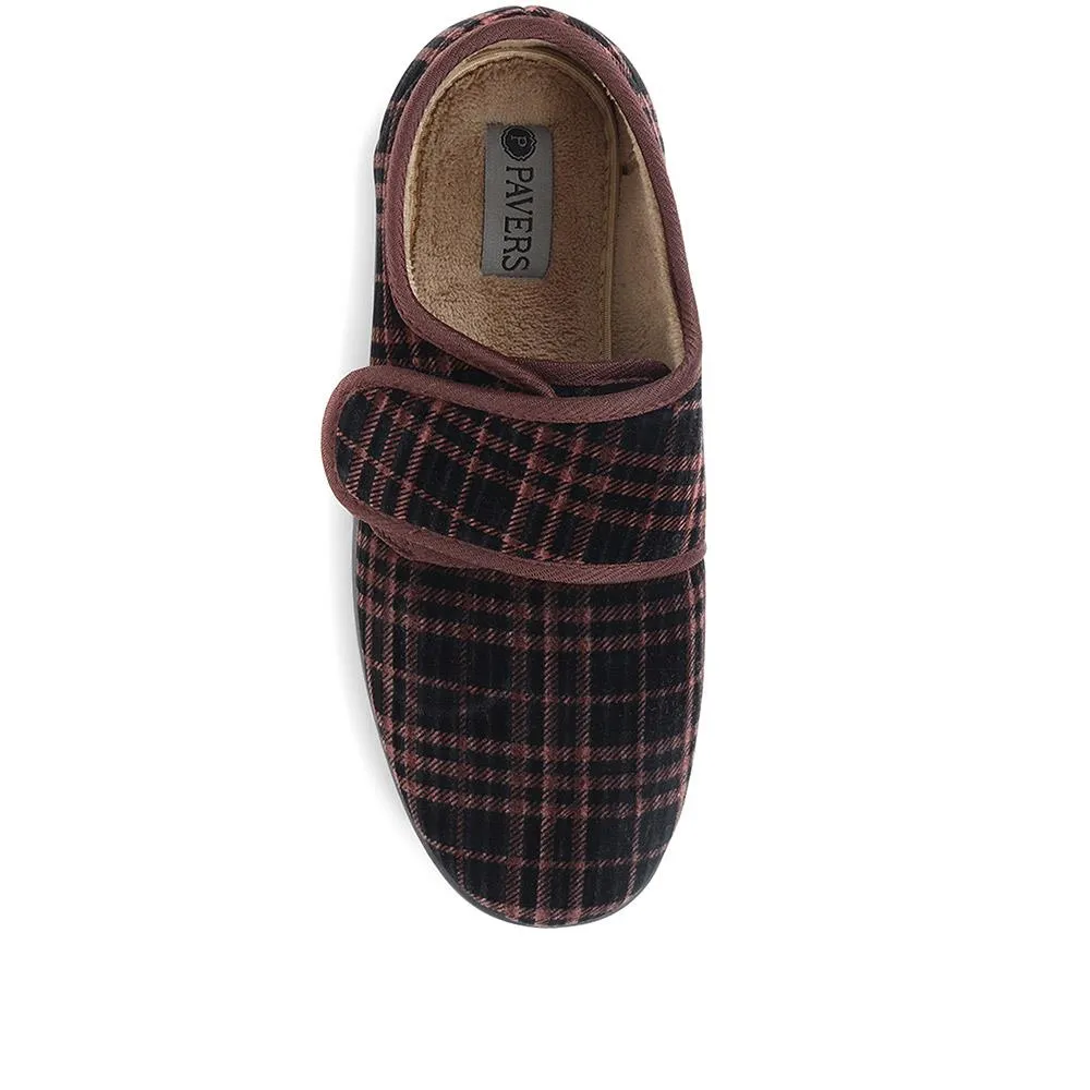 Cosy Tartan Slippers - QINGD36003 / 322 320