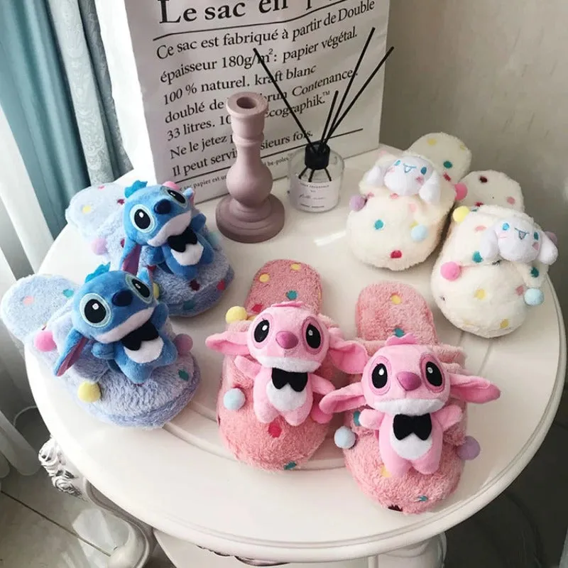 Cozy Critter Plush Slippers