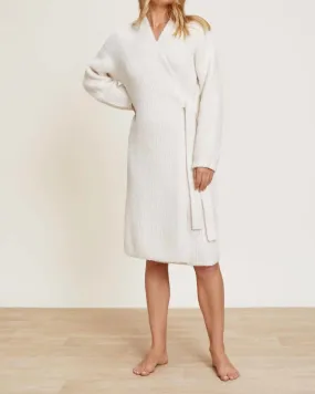 Cozychic Side Tie Robe in Cream | Cream