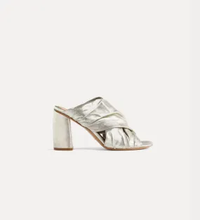 Crossover Sandals - Silver