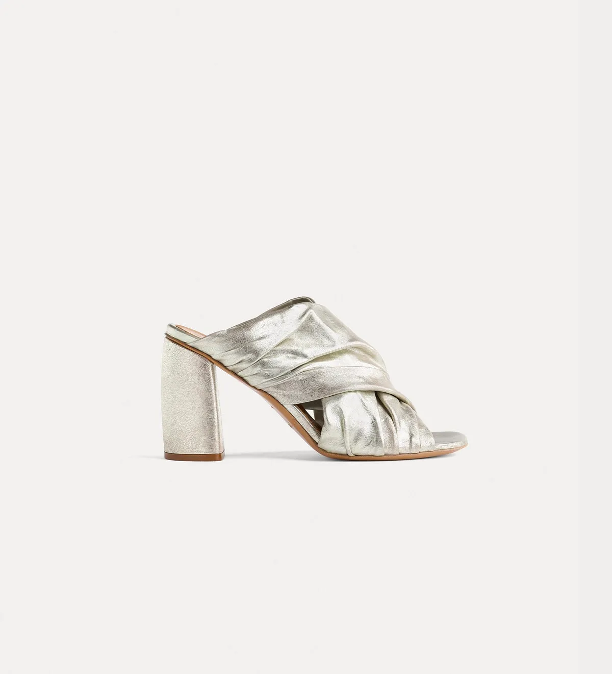 Crossover Sandals - Silver