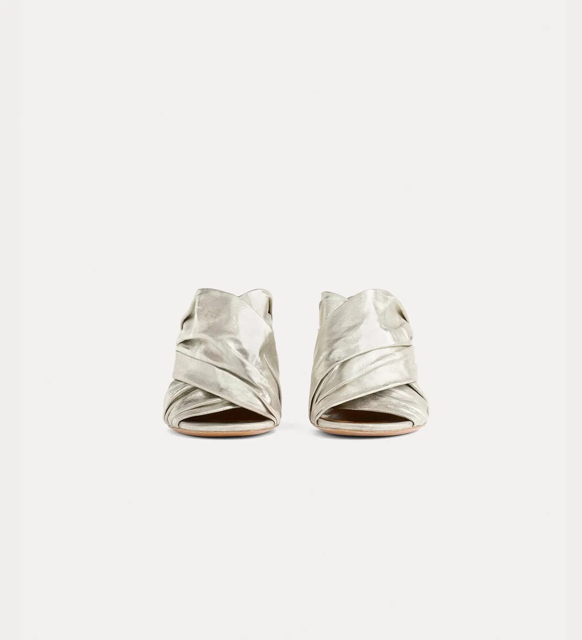 Crossover Sandals - Silver