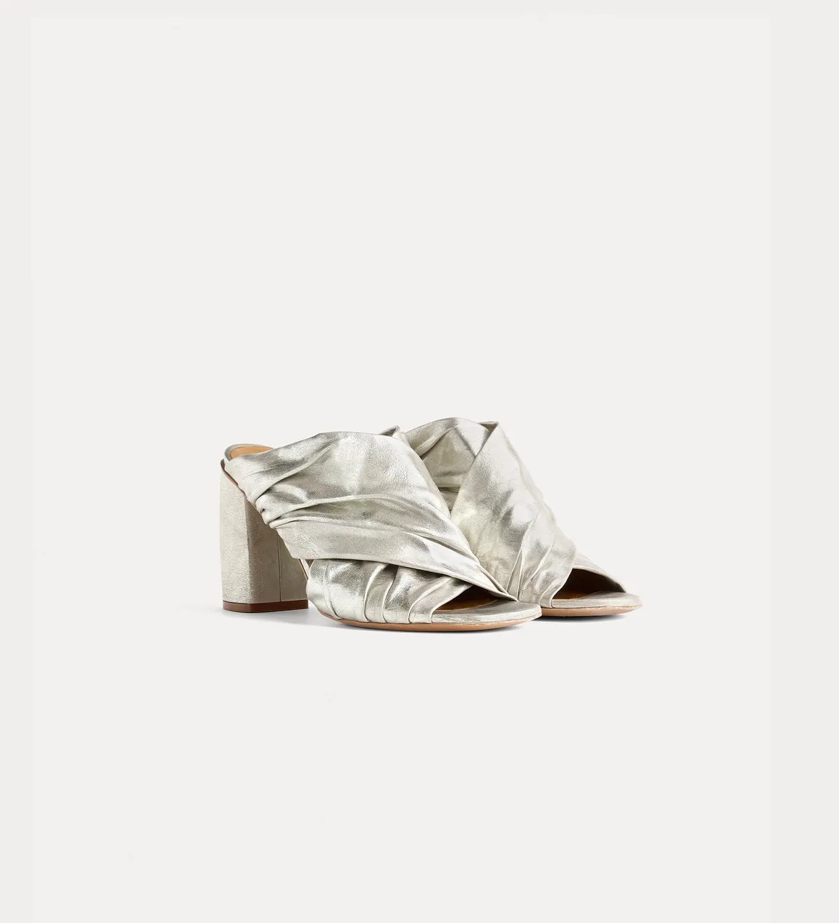 Crossover Sandals - Silver