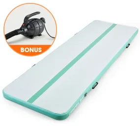 Durable Inflatable Air Track Mat with Pump - 600W, Waterproof, 800x100x20cm - Proflex