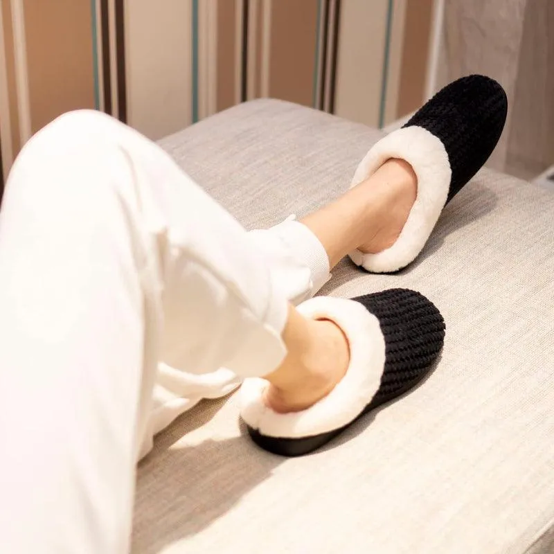 Fleece Lined Slippers – Soft, Warm, and Comfortable Indoor Footwear