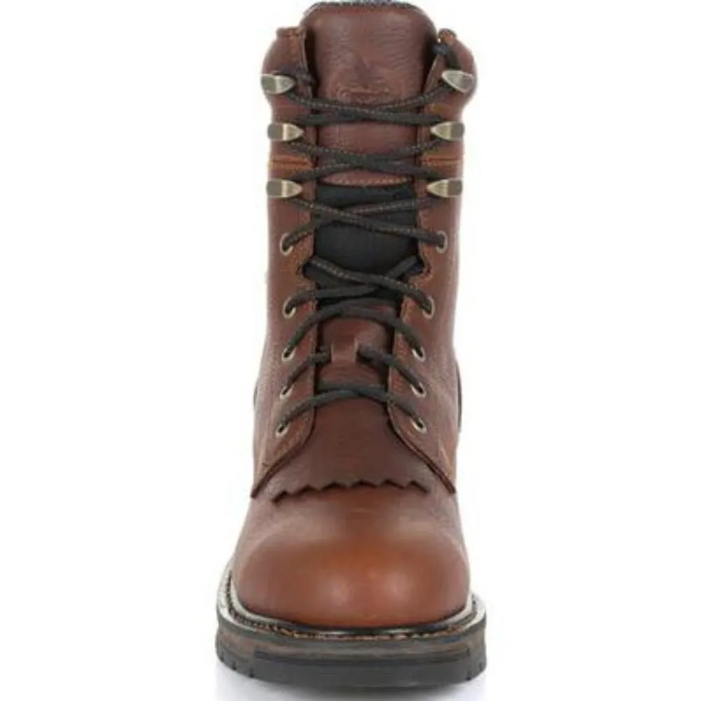 Georgia Boot Carbo-tec Lt Men's Waterproof Lacer Work Boots Gb00309 In Brown