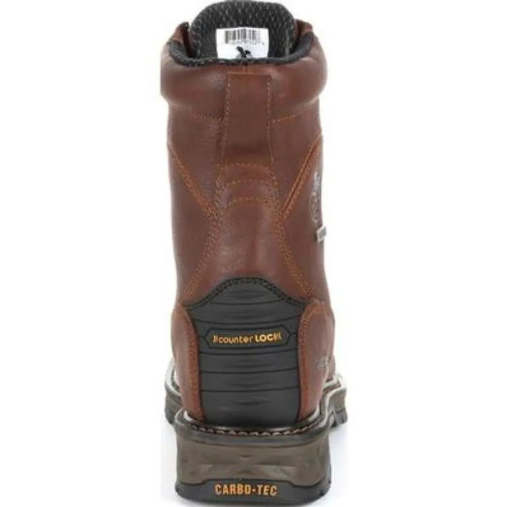 Georgia Boot Carbo-tec Lt Men's Waterproof Lacer Work Boots Gb00309 In Brown