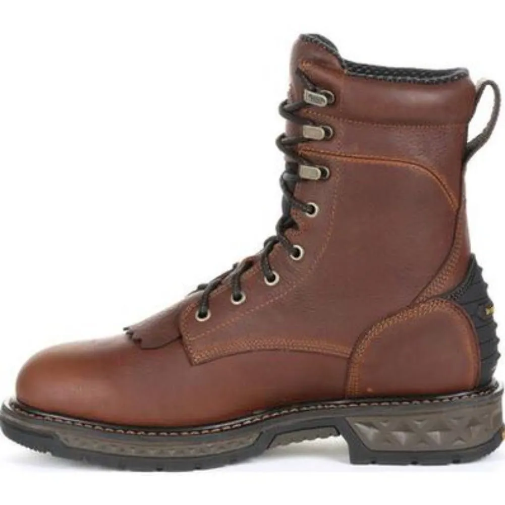 Georgia Boot Carbo-tec Lt Men's Waterproof Lacer Work Boots Gb00309 In Brown