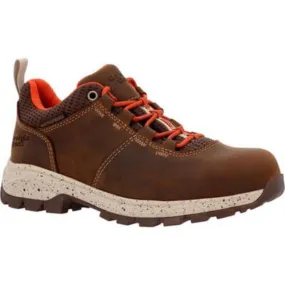 Georgia Boot Eagle Trail Women's Waterproof Oxford Hiker Boots Gb00602 In Brown