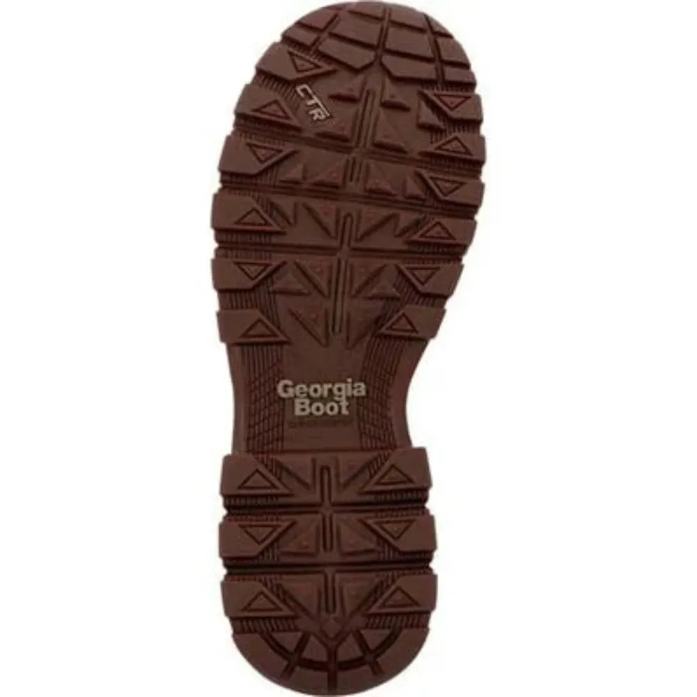 Georgia Boot Eagle Trail Women's Waterproof Oxford Hiker Boots Gb00602 In Brown