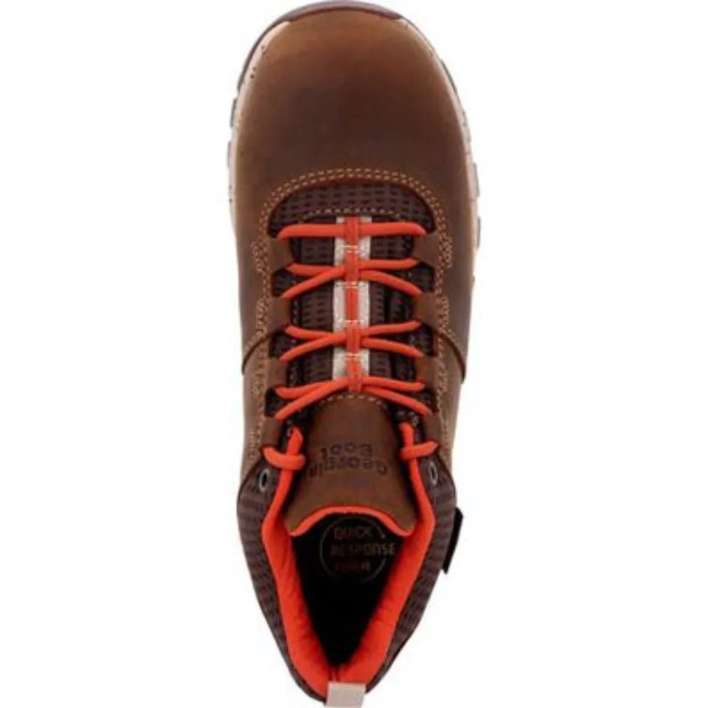 Georgia Boot Eagle Trail Women's Waterproof Oxford Hiker Boots Gb00602 In Brown