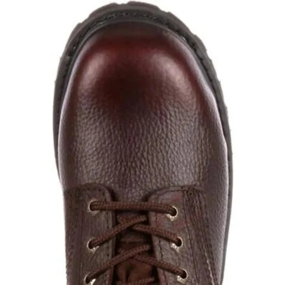 Georgia Boot Farm 'n Ranch Men's Waterproof Steel Toe Boots G6174 In Brown