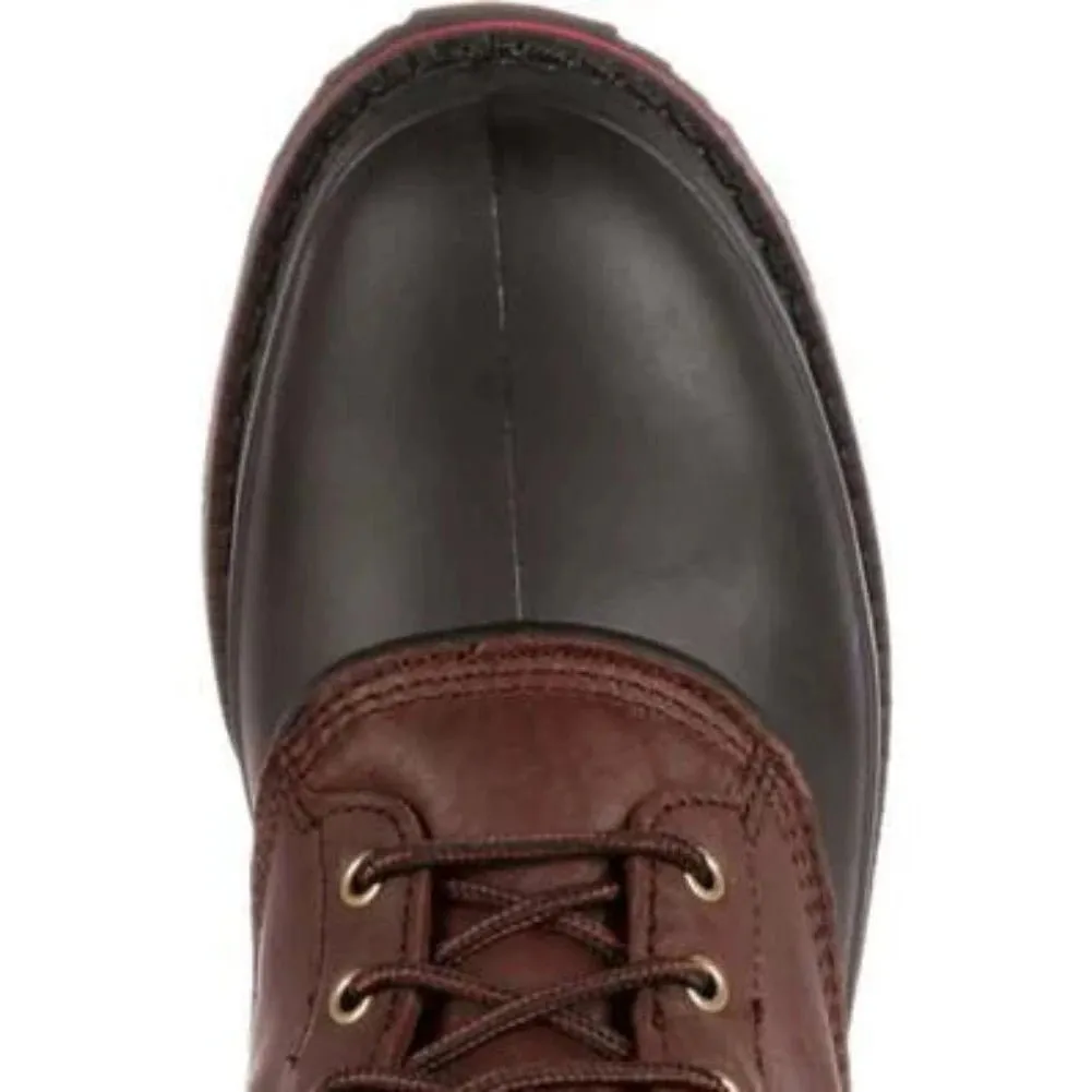 Georgia Boot Muddog Men's Waterproof Steel Toe Work Boots G6633 In Brown