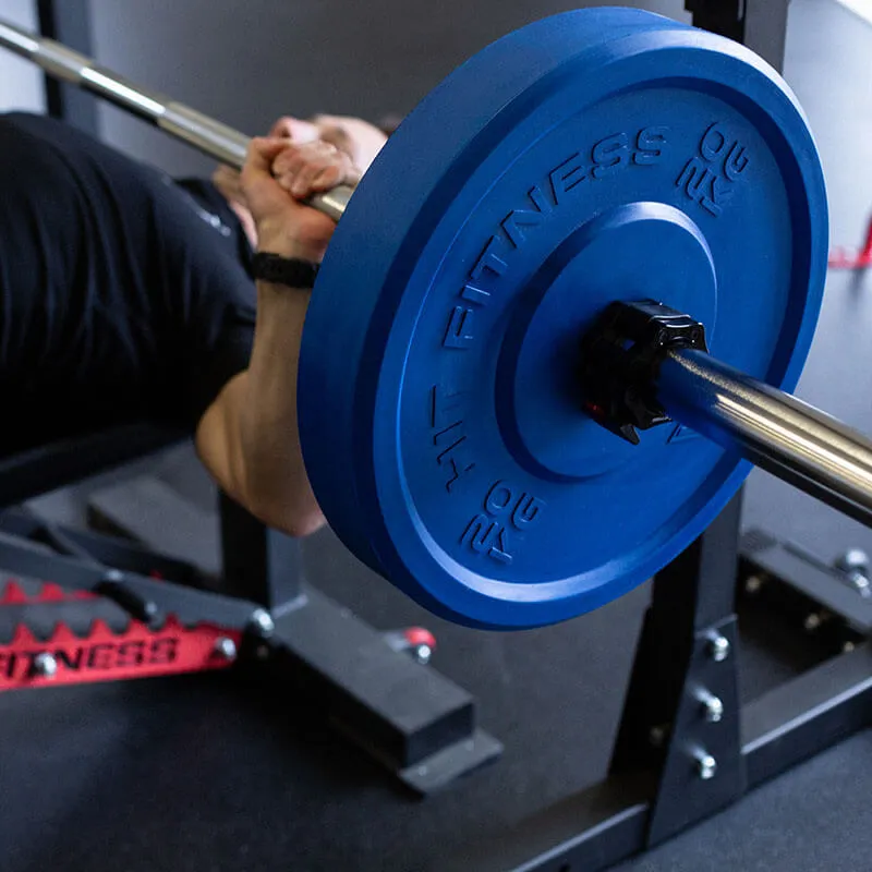 Hit Fitness 120kg Commercial Coloured Bumper Plate Set
