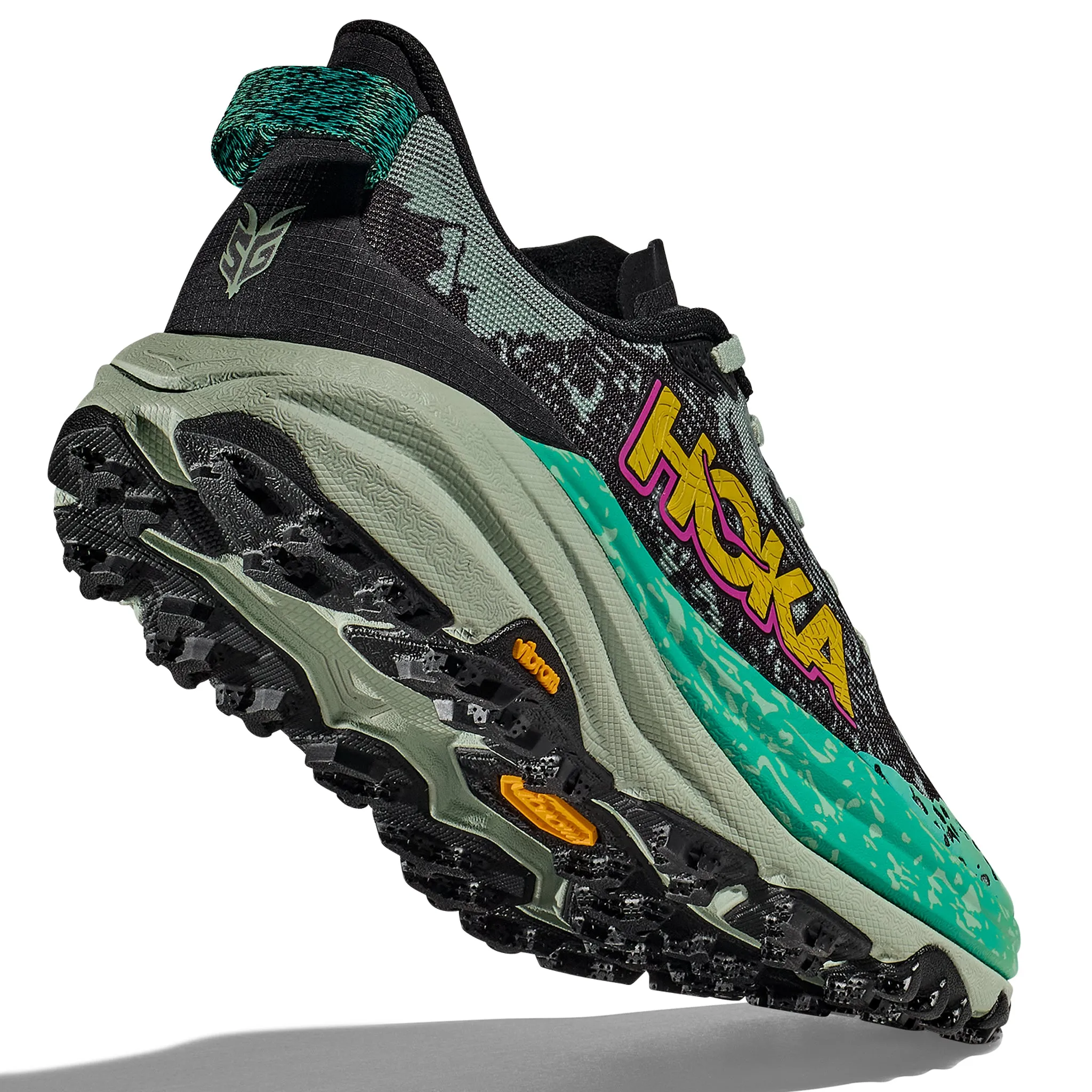 Hoka Speedgoat 6 Women's Black Aloe Vera