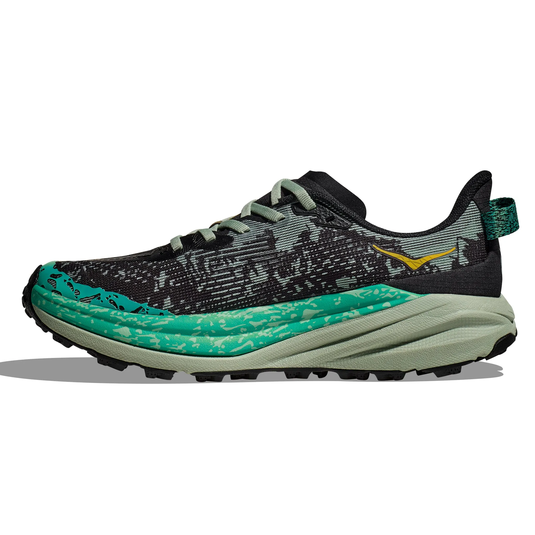 Hoka Speedgoat 6 Women's Black Aloe Vera