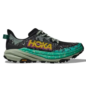 Hoka Speedgoat 6 Women's Black Aloe Vera