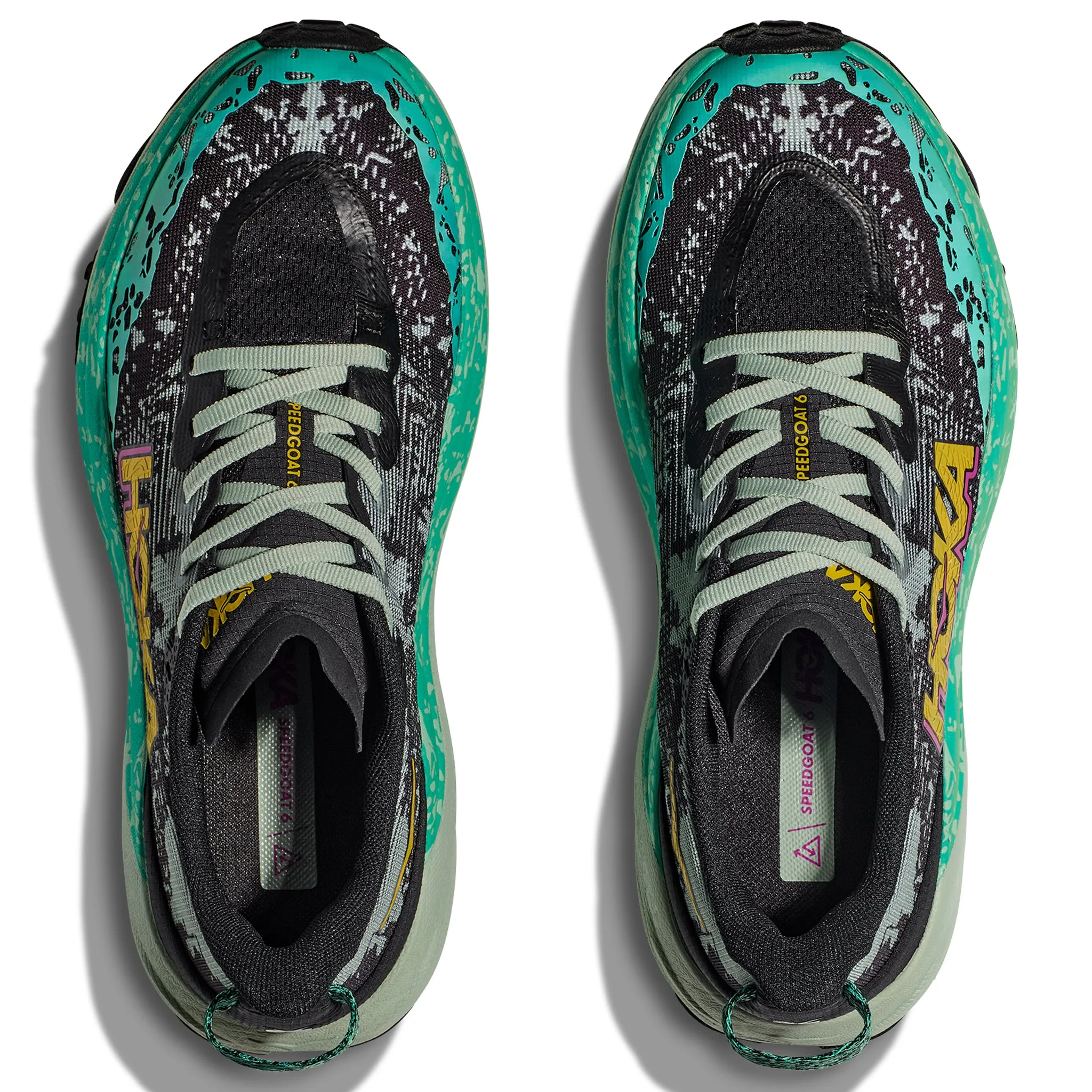 Hoka Speedgoat 6 Women's Black Aloe Vera