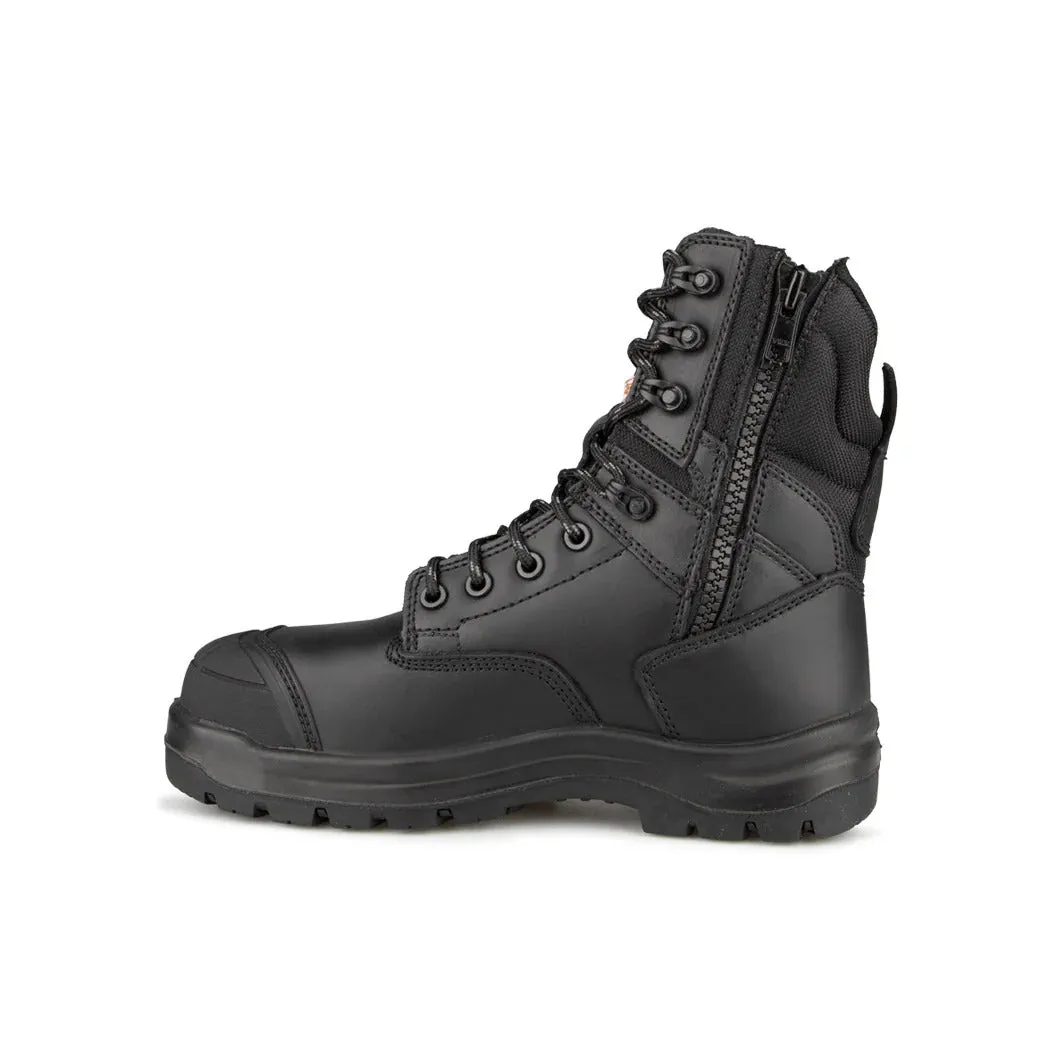 Kingtreads Women's Revolve 030808 Work Boot with Side Zip -Black