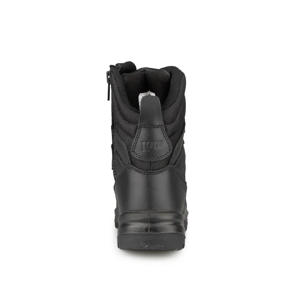 Kingtreads Women's Revolve 030808 Work Boot with Side Zip -Black