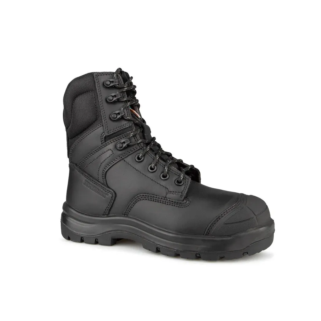 Kingtreads Women's Revolve 030808 Work Boot with Side Zip -Black