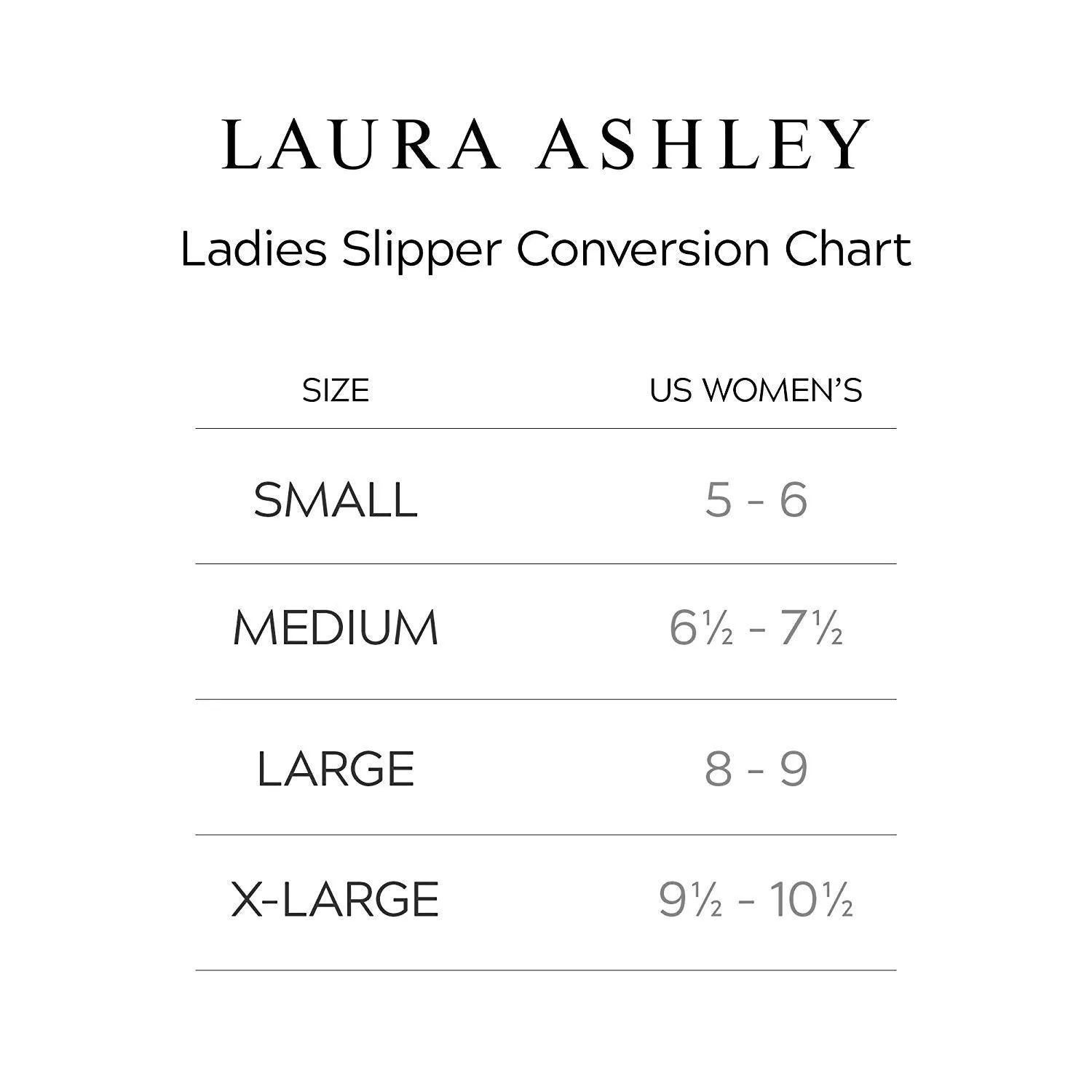 Laura Ashley Ladies Micro Suede Scuff Slipper with Plush Collar, Black, S