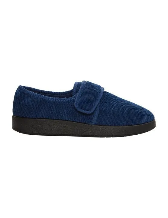 Men's Antimicrobial Adjustable Wide Slippers