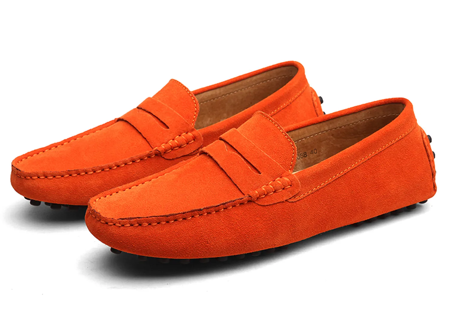 Men's Classic Suede Penny Driving Moccasins