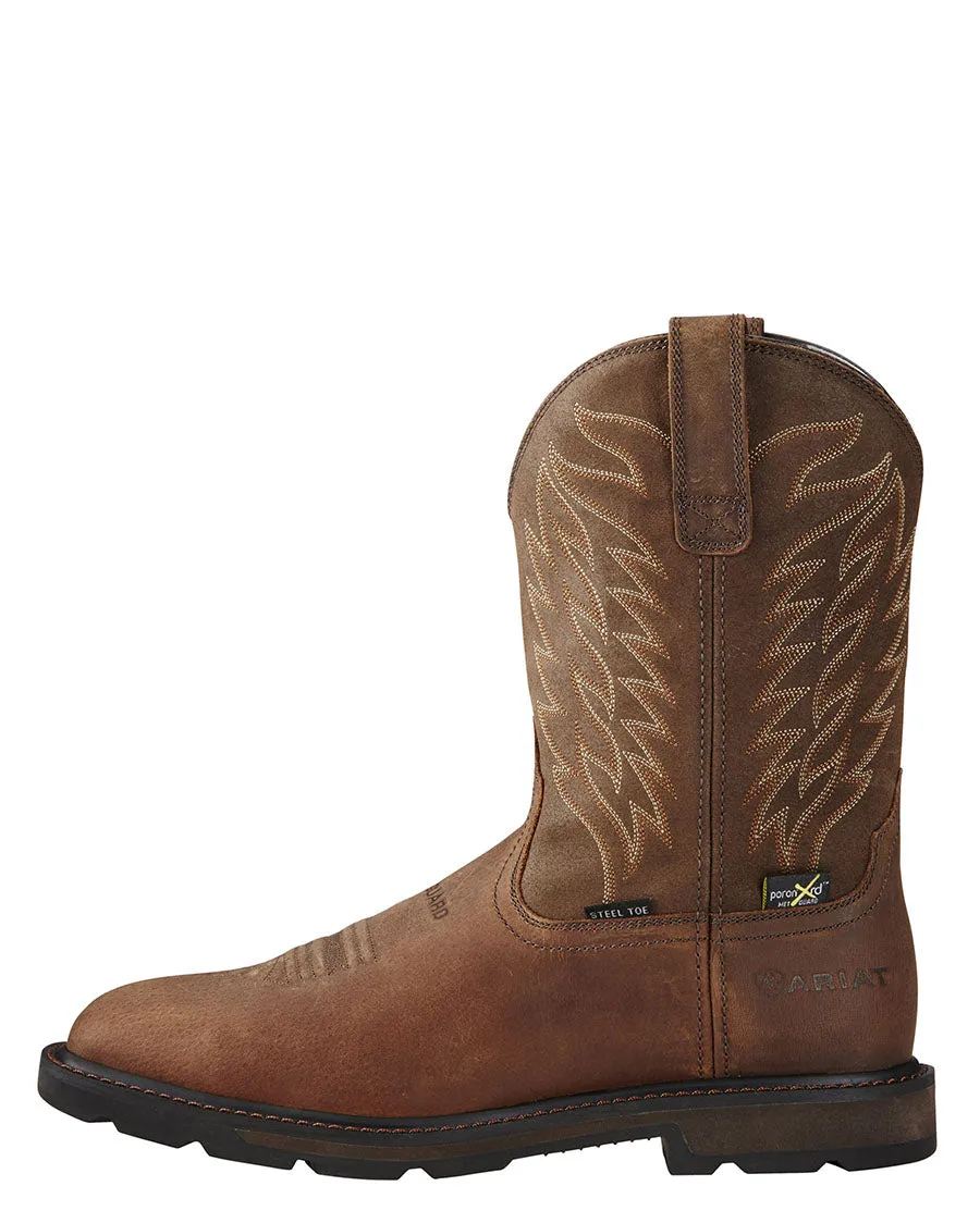 Men's Groundbreaker MetGuard Steel Toe Work Boots
