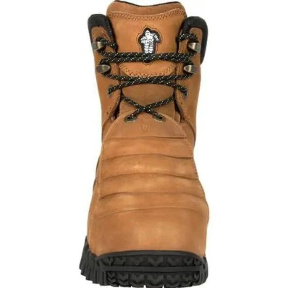 Michelin Industrial Men's Sledge Toe Metatarsal Work Boots Xpx781 In Brown