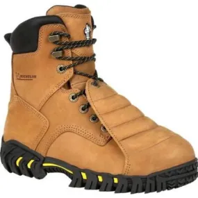 Michelin Industrial Men's Sledge Toe Metatarsal Work Boots Xpx781 In Brown
