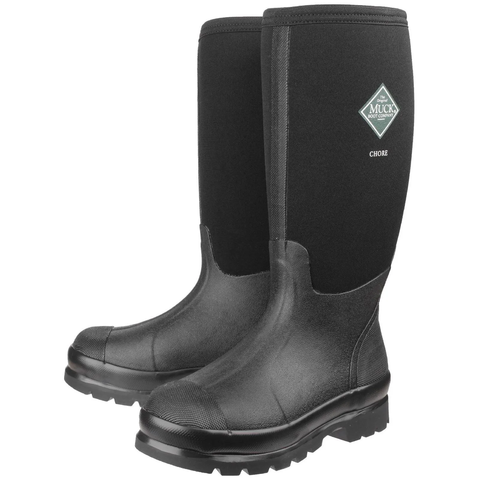 Muck Boots Chore Classic Hi Black Neoprene Unisex Textile/Weather Wellingtons